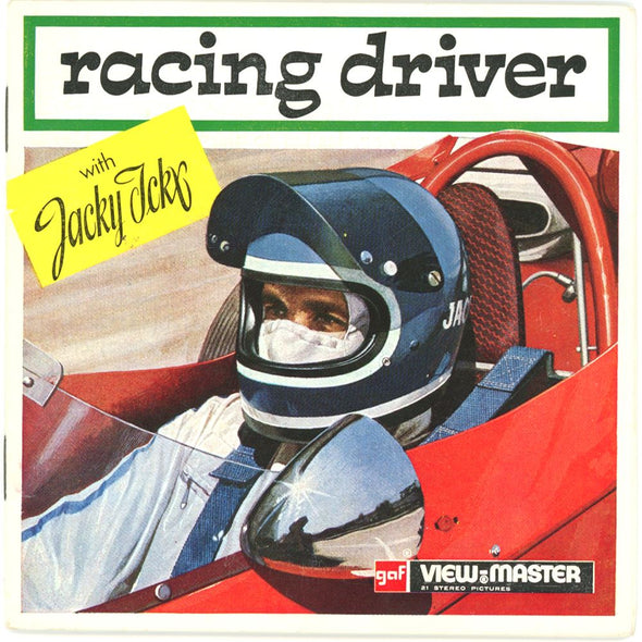 3 ANDREW - Racing Driver with Jacky Ickx - View-Master 3 Reel Packet - 1971 - vintage - D102E-BG3 Packet 3dstereo 