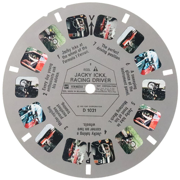 3 ANDREW - Racing Driver with Jacky Ickx - View-Master 3 Reel Packet - 1971 - vintage - D102E-BG3 Packet 3dstereo 