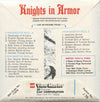View-Master 3 Reel Packet - Knights in Armor - 1970s - vintage - (J76-G6)