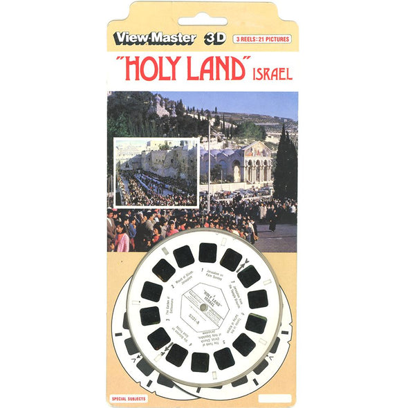 3 ANDREW - "Holy Land" Israel - View-Master 3 Reel Set on Card - 1983 - vintage - 5331-EM VBP 3dstereo 