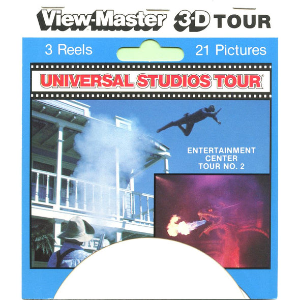 Universal Studios Hollywood - Jaws - No.2 - View-Master 3 Reel Set - 1980s - vintage - 5361 VBP 3dstereo 