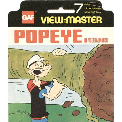 Popeye - View-Master Single Reel on Card - vintage - BB527-3 VBP 3dstereo 