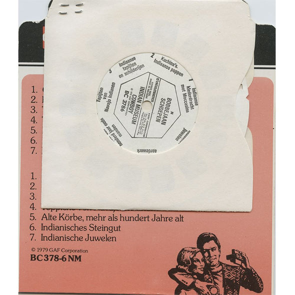 4 ANDREW - Bobbejaanland - Indian Museum Cowboy - View Master Single Reel - 1979 - vintage - BC378-6NM VBP 3dstereo 