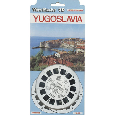 Yugoslavia - View-Master 3 Reel Set on Card - 1986 - vintage - BC680-123EM VBP 3dstereo 