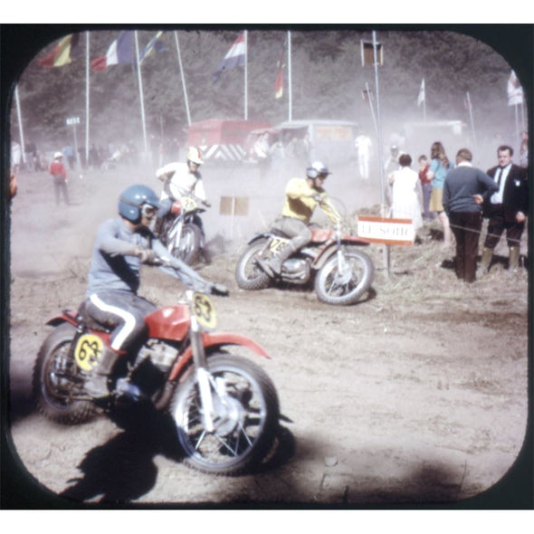 4 ANDREW - Motoren - Motorcycles - View-Master Single Reel on Card - 1975 - vintage - BD141-4-N VBP 3dstereo 