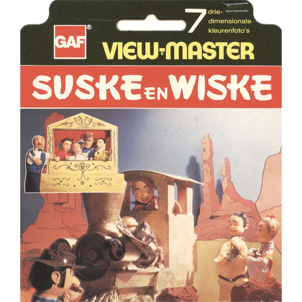 Suske en Wiske - View-Master Single Reel on Card - vintage - BD157-4 VBP 3dstereo 