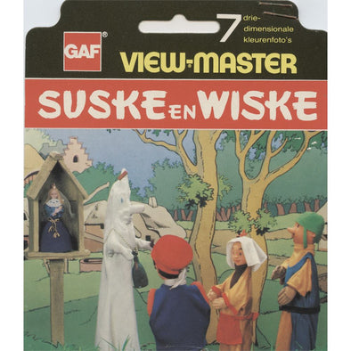 Suske en Wiske - View-Master Single Reel on Card - vintage - BD157-6 VBP 3dstereo 