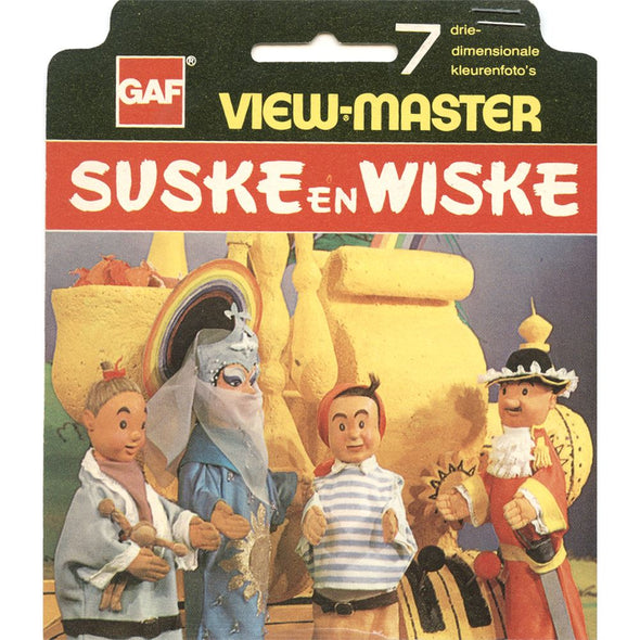 Suske en Wiske - View-Master Single Reel on Card - vintage - BD157-7 VBP 3dstereo 