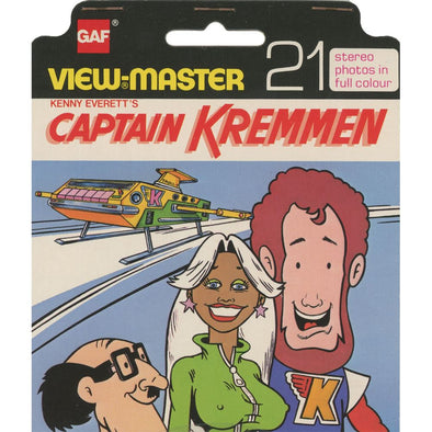 Captain Kremmen - View-Master 3 Reel Set on Card - 1979 - vintage - BD179-123E VBP 3dstereo 