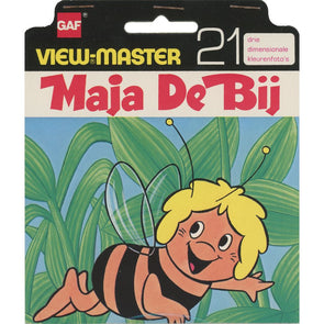 Maja De Bij - View-Master 3 Reel Set on Card - 1979 - vintage - BD182-123N VBP 3dstereo 