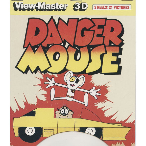 Danger Mouse - View-Master 3 Reel Set on Card - 1982 - vintage - BD214-123E VBP 3dstereo 