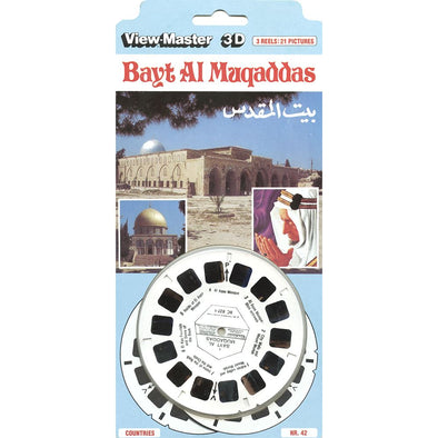 Bayt Al Muqaddas - Jerusalem - View-Master 3 Reel Set on Card - 1986 - vintage - C827-EM VBP 3dstereo 