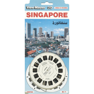 Singapore - View-Master 3 Reel Set on Card - 1987 - vintage - C924-EM VBP 3dstereo 