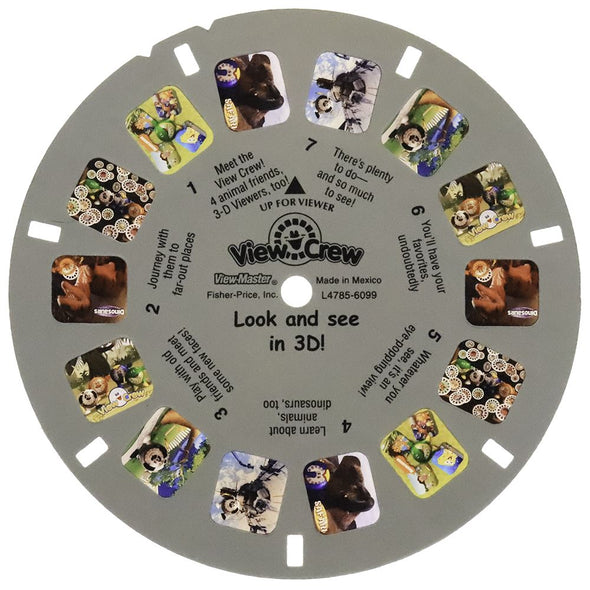 View Crew Demonstration Reel - View-Master Single Reel - vintage - (REL-CREW) Reels 3dstereo 