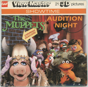 Muppets Audition Night - View-Master 3 Reel Packet - L9-G6 Packet 3dstereo 