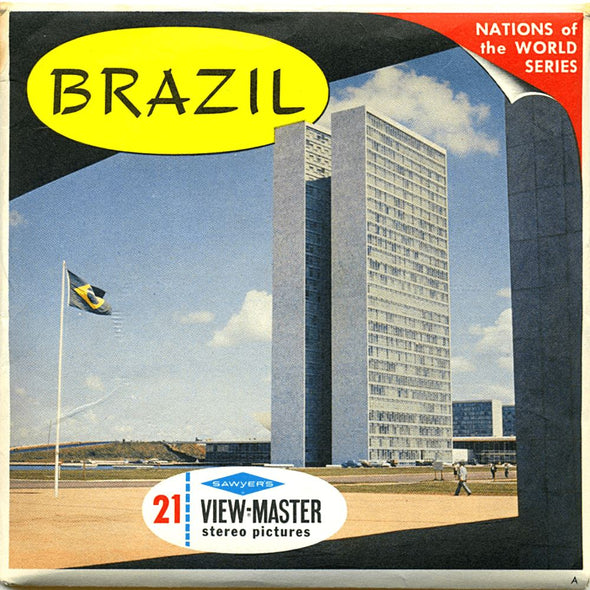 Brazil - View-Master - Vintage - 3 Reel Packet - 1960s views - (PKT-B057-S6A) Packet 3dstereo 