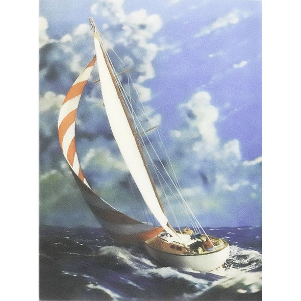Racing Yacht - 3D Lenticular Poster - 12 X 16 Poster 3dstereo 