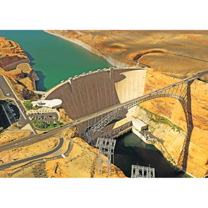 Glen Canyon Dam and Bridge - 3D Lenticular Postcard Greeting Card - NEW Postcard 3dstereo 