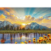 4 - Grand Teton Range - 3D Lenticular Postcards Greeting Cards - NEW Postcard 3dstereo 