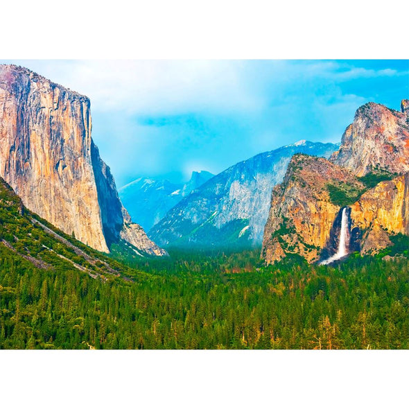 Yosemite Valley, California - 3D Lenticular Postcard Greeting Card Postcard 3dstereo 