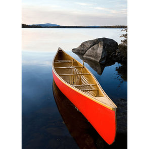Canoe on Shore - 3D Lenticular Postcard Greeting Card Postcard 3dstereo 