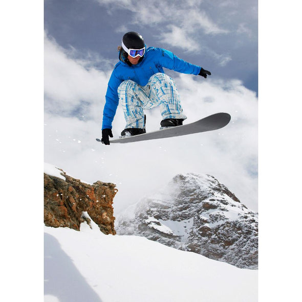 Winter Sports - Snowboarding - 3D Lenticular Postcard Greeting Card Postcard 3dstereo 