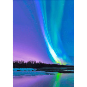 Aurora Borealis #11 - 3D Lenticular Postcard Greeting Card Postcard 3dstereo 