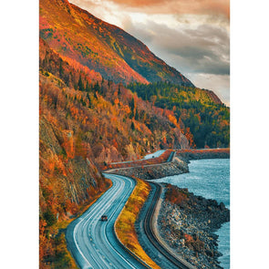 Turnagain Arm and the Seward Highway - 3D Lenticular Postcard Greeting Card Postcard 3dstereo 