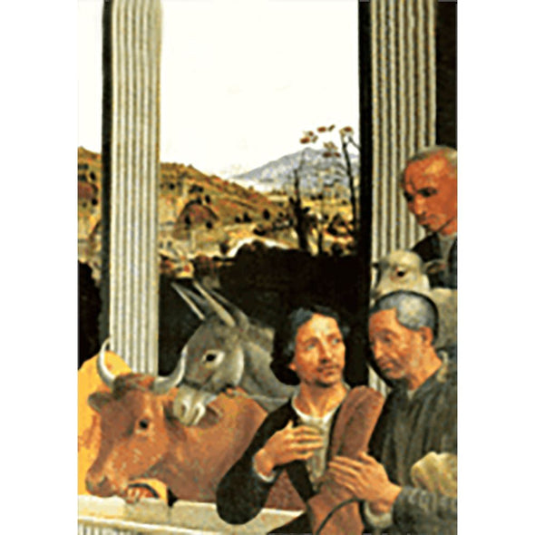 Domenico Ghirlandaio - Adoration of the Sheperds (part) - 3D Lenticular Postcard Greeting Card 3dstereo 