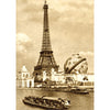 Eiffel Tower World Fair PARIS- The Kiss - 3D Lenticular Postcard Greeting Card 3dstereo 