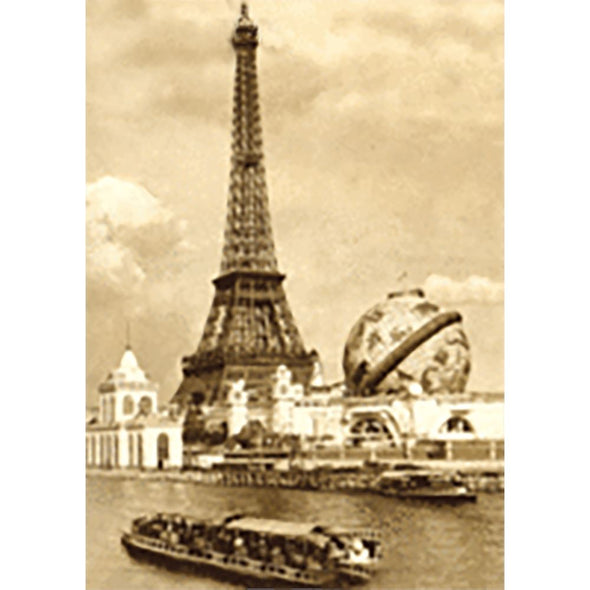 Eiffel Tower World Fair PARIS- The Kiss - 3D Lenticular Postcard Greeting Card 3dstereo 
