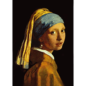 Jan Vermeer Girl with Pearl Earring - 3D Lenticular Postcard Greeting Card 3dstereo 