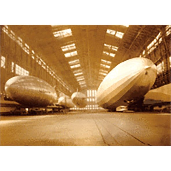 Airships - Graf Zeppelin -3D Lenticular Postcard Greeting Card 3dstereo 