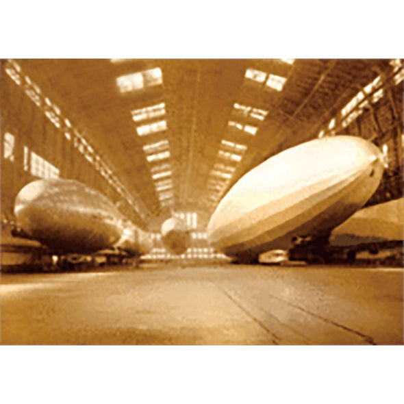 Airships - Graf Zeppelin -3D Lenticular Postcard Greeting Card 3dstereo 