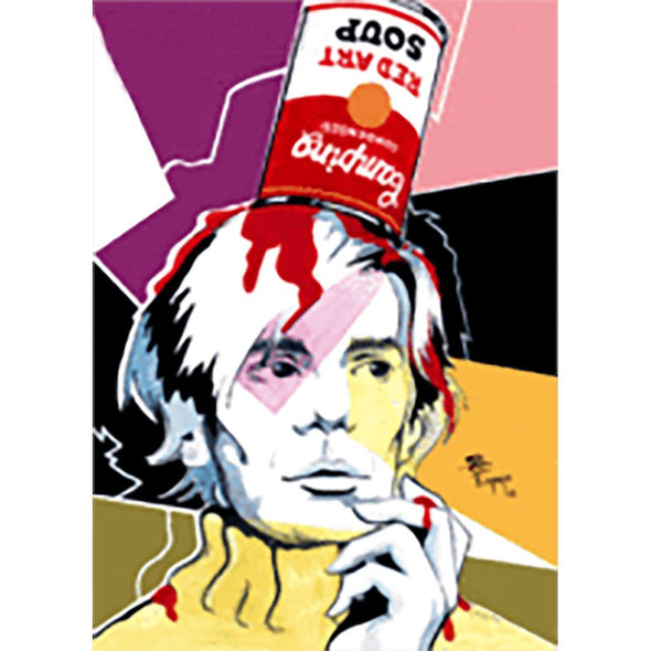 Juan Carlos Espejo - Andy Warhol - 3D Lenticular Postcard Greeting Card 3dstereo 