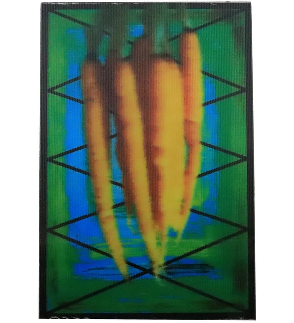 Carrots - 3D Lenticular Postcard Greeting Card - NEW Post Cards 3dstereo 