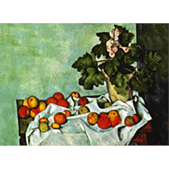 Flowers & Fruit - Paul Cezanne - Anatomy - 3D Lenticular Postcard Greeting Card 3dstereo 