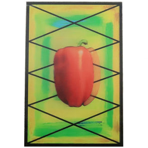 Red Bell Pepper - 3D Lenticular Postcard Greeting Card - NEW Post Cards 3dstereo 