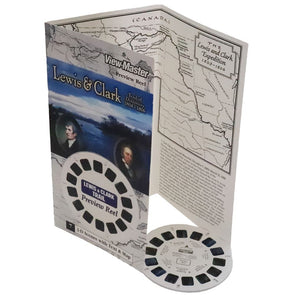 Lewis & Clark Trail 1804-1806 - ViewMaster Single Preview Reel with fold-out folder - vintage 3Dstereo 