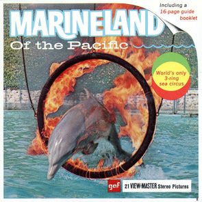 Marineland of the Pacific - View-Master - Vintage - 3 Reel Packet - 1960s views - (PKT-A188-G1B) Packet 3dstereo 