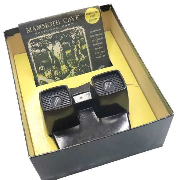 4 ANDREW - Model E Gift Set - View-Master Mammoth Cave 3 Reel Packet and Model E Viewer - vintage Viewers 3dstereo 