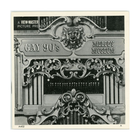 ViewMaster - Gay 90's - Melody Museum - A452 - Vintage - 3 Reel Packet - 1960s views Packet 3dstereo 
