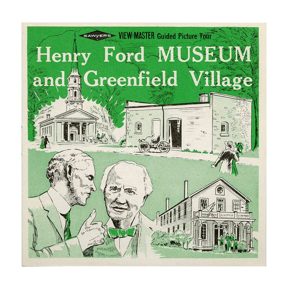 Greenfield Village - Vintage Classic ViewMaster 3 Reel Packet - 1960s views (PKT-A584-S6A) Packet 3dstereo 