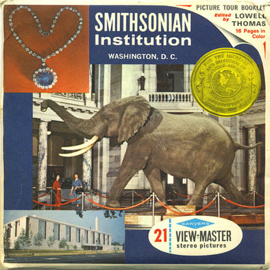 Smithsonian Institution in Washington D.C. - Vintage Classic View-Master(R) - 3 Reel Packet - 1960s views Packet 3dstereo 
