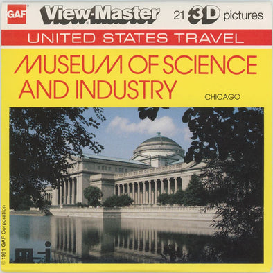  View-Master 3 Reel Packet- Museum of Science and Industry - Chicago 