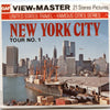 New York City No. 1 - Vintage - View-Master - 3 Reel Packet - 1960s views Packet 3dstereo 