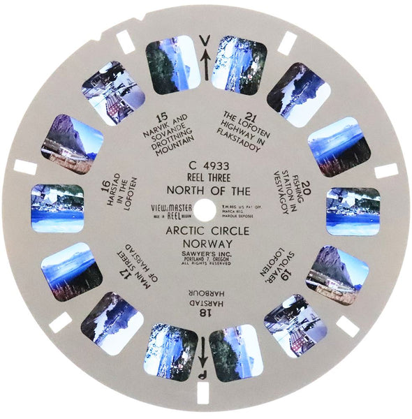 North of the Arctic Circle - Norway - View-Master - 3 Reel Packet - Vintage - (PKT-C493-BS6) Packet 3dstereo 