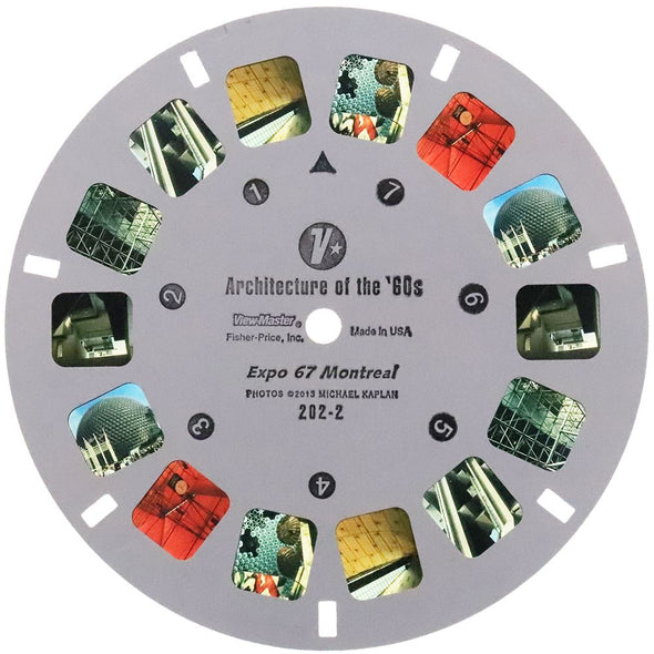 Expo 67 Montreal - View-Master Single Reel by View Productions - vintage - 105 Packet 3dstereo 
