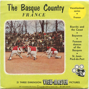 4 ANDREW - Basque Country - France - View-Master 3 Reel Packet - 1950 - vintage - 1470ABC-BS3 Packet 3dstereo 