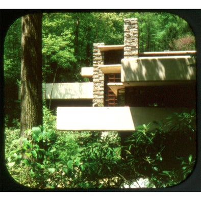 Fallingwater - Frank Lloyd Wright - View-Master Single Reel by View Productions - vintage - 302-1r Packet 3dstereo 